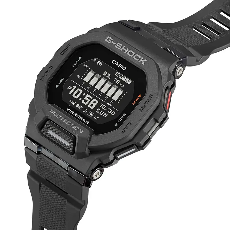 Casio G-Shock G-Squad (Bluetooth) Black Men's Watch- GBD-200UU-1